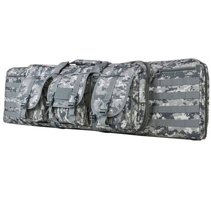 Front. NcSTAR - NcSTAR Vism 42" Soft Padded Double Carbine Case, Digital Camo - Camouflage.