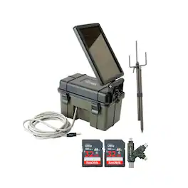 Stealth Cam - Trail Camera Mount Stick with Solar Auxiliary Power Pack 32GB Memory Cards and Card Reader