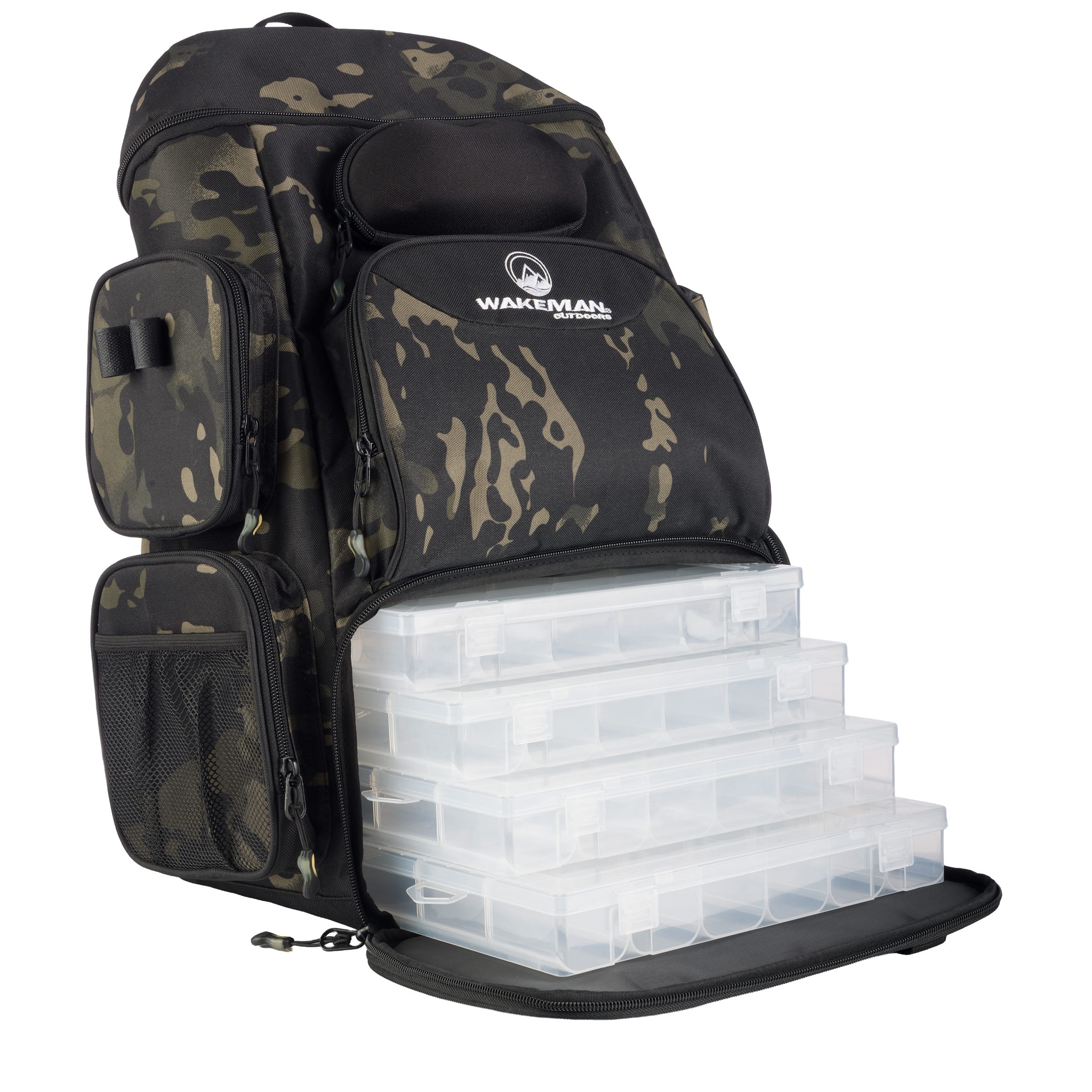camo tackle box M3 Bag Tackle Storage Capacity The Large tackle bag holds up to 11 utility boxes (8 EGO Kryptek Tackle Box Backpack