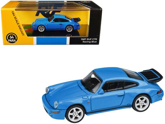 1:64 SCALE DIECAST
64 PARA
1987 RUF CTR
Racing Blue