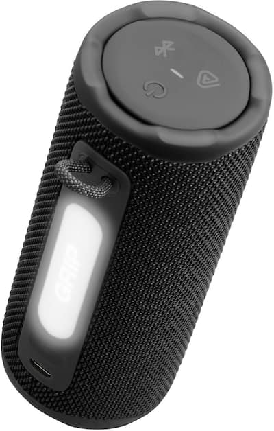 JBL Grip Portable Wireless Speaker with Built In Light 2025 Black JBL Grip Portable Wireless Speaker with Built In Light 2025 Black