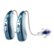 Left. LINNER - LINNER Mercury OTC Rechargeable Hearing Aids for Seniors with Noise Cancellation, Easy to Use, 3 Modes, 9 Volume Levels - Ocean Blue.