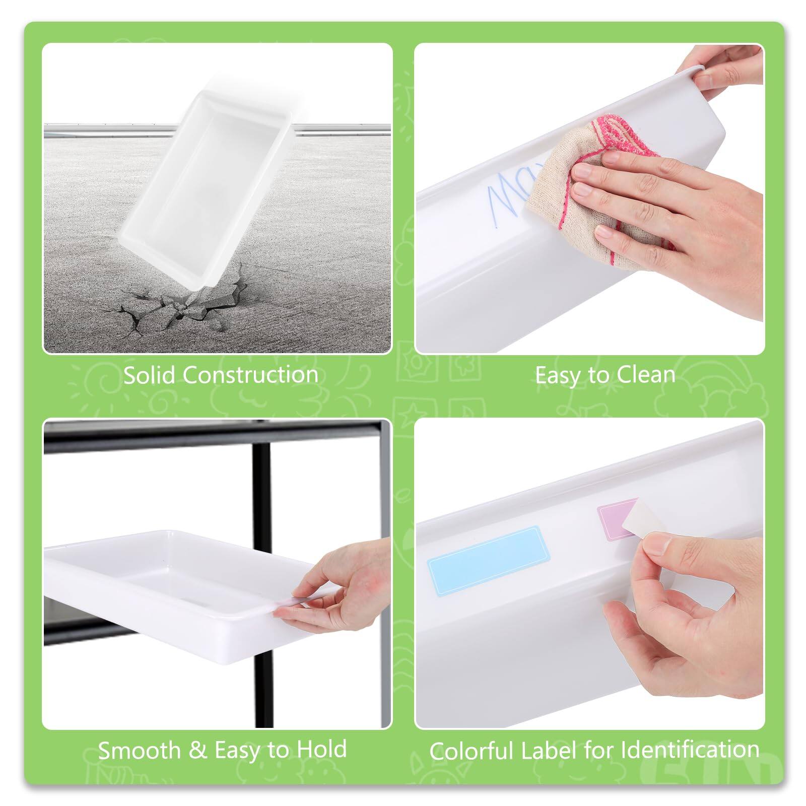 - Solid Construction
- Easy to Clean
- Smooth & Easy to Hold
- Colorful Label for Identification