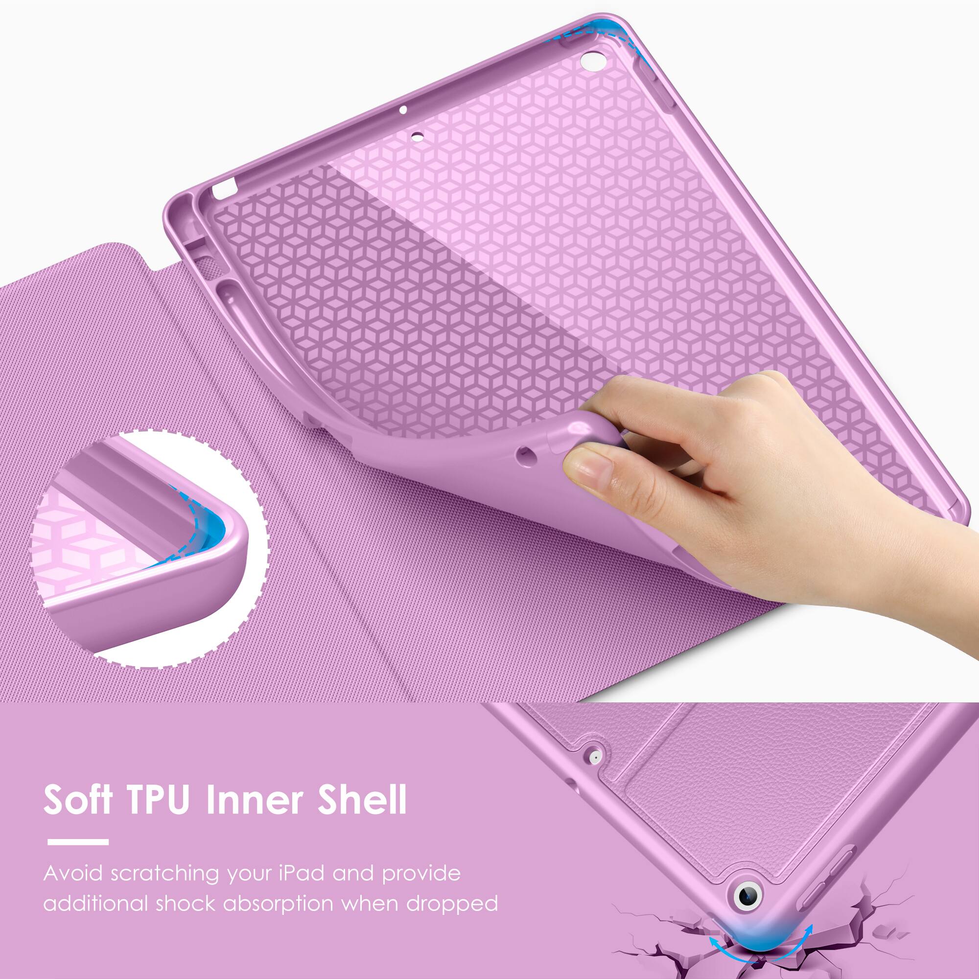 Soft TPU Inner Shell

Avoid scratching your iPad and provide additional shock absorption when dropped.