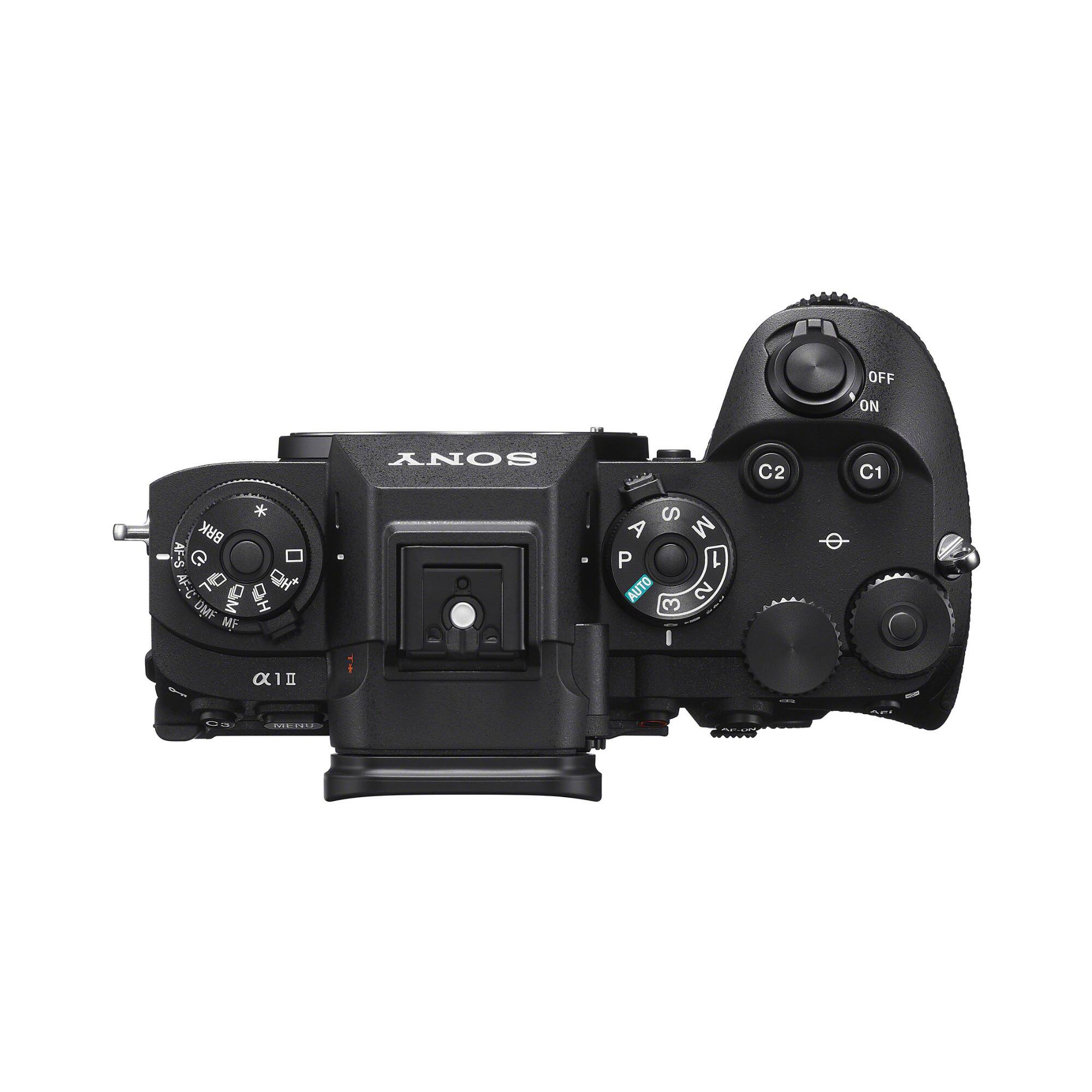 SONY  
α1 II  
OFF ON * BAK AF-S G AF-C  
70 7 OH OMF DM M  
MY SONY  
C2 S B A M P 1 AUTO 2 3 I C1 - X1