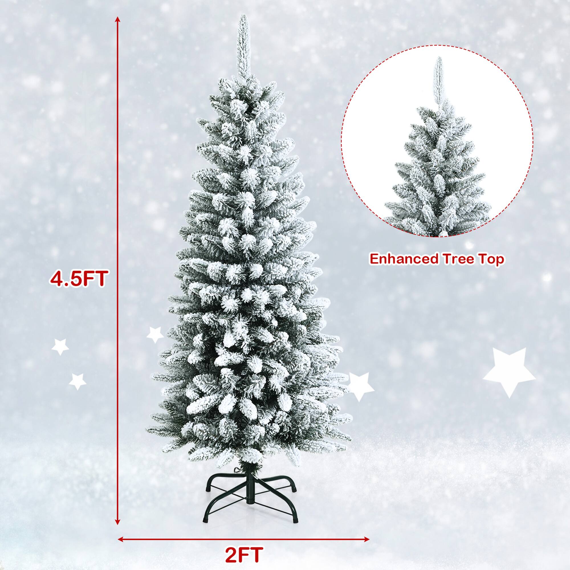4.5FT  
Enhanced Tree Top  
2FT