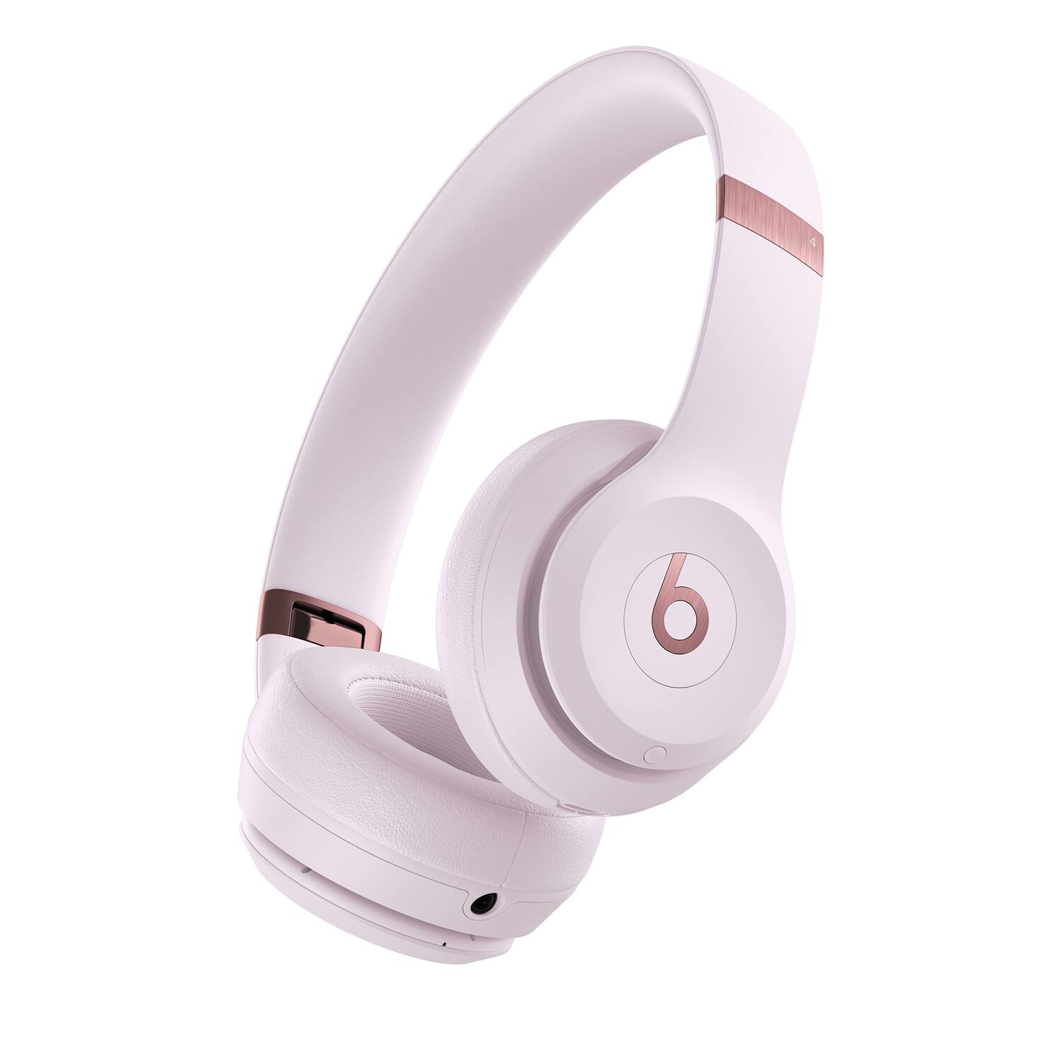 Left. Beats - Beats Solo 4 Bluetooth Wireless On-Ear Headphones with MightySkins Protective Skins and 1 Year Extended Warranty Bundle - Cloud Pink.
