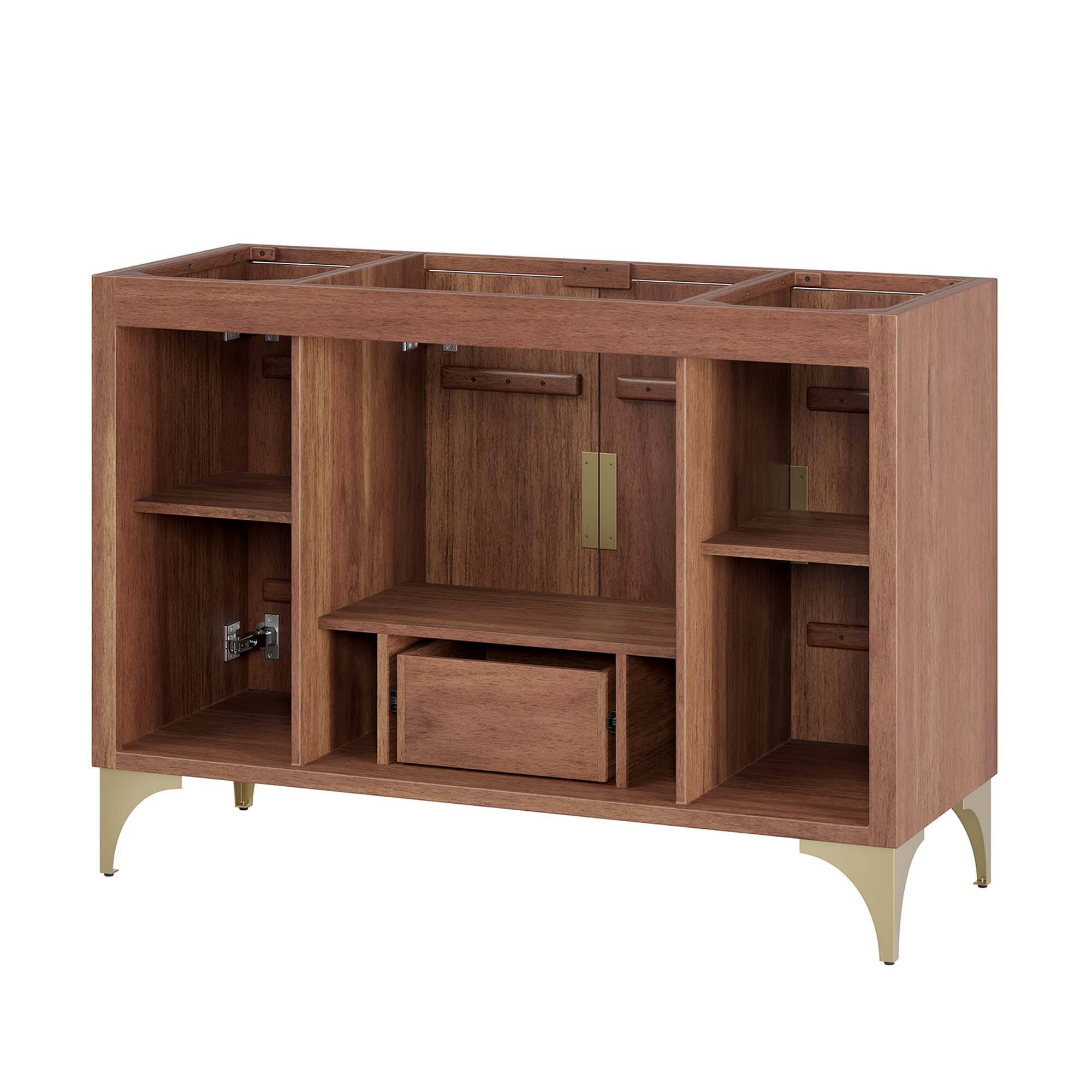 Alt View 2. Modway - Daylight Bathroom Cabinet Basin Not Included by Modway - Walnut.