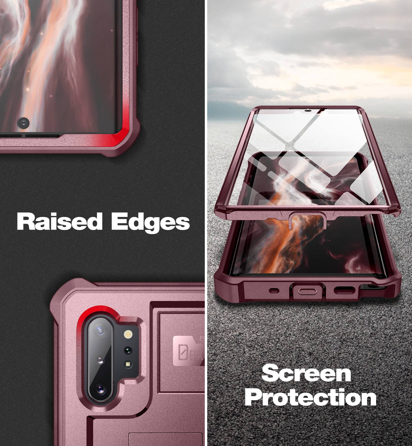 Raised Edges, Screen Protection