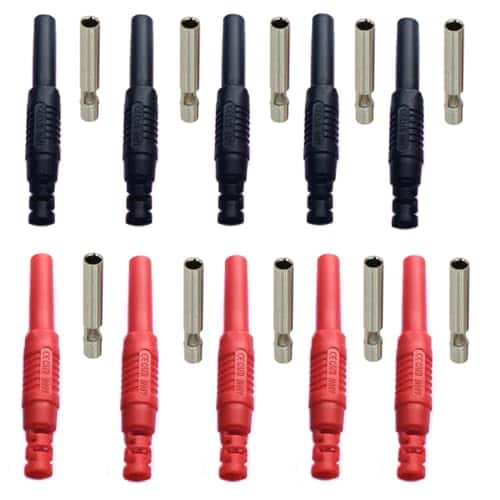 Vulpecula Spade Brass Insulated Safety Shrouded 4mm Female Banana