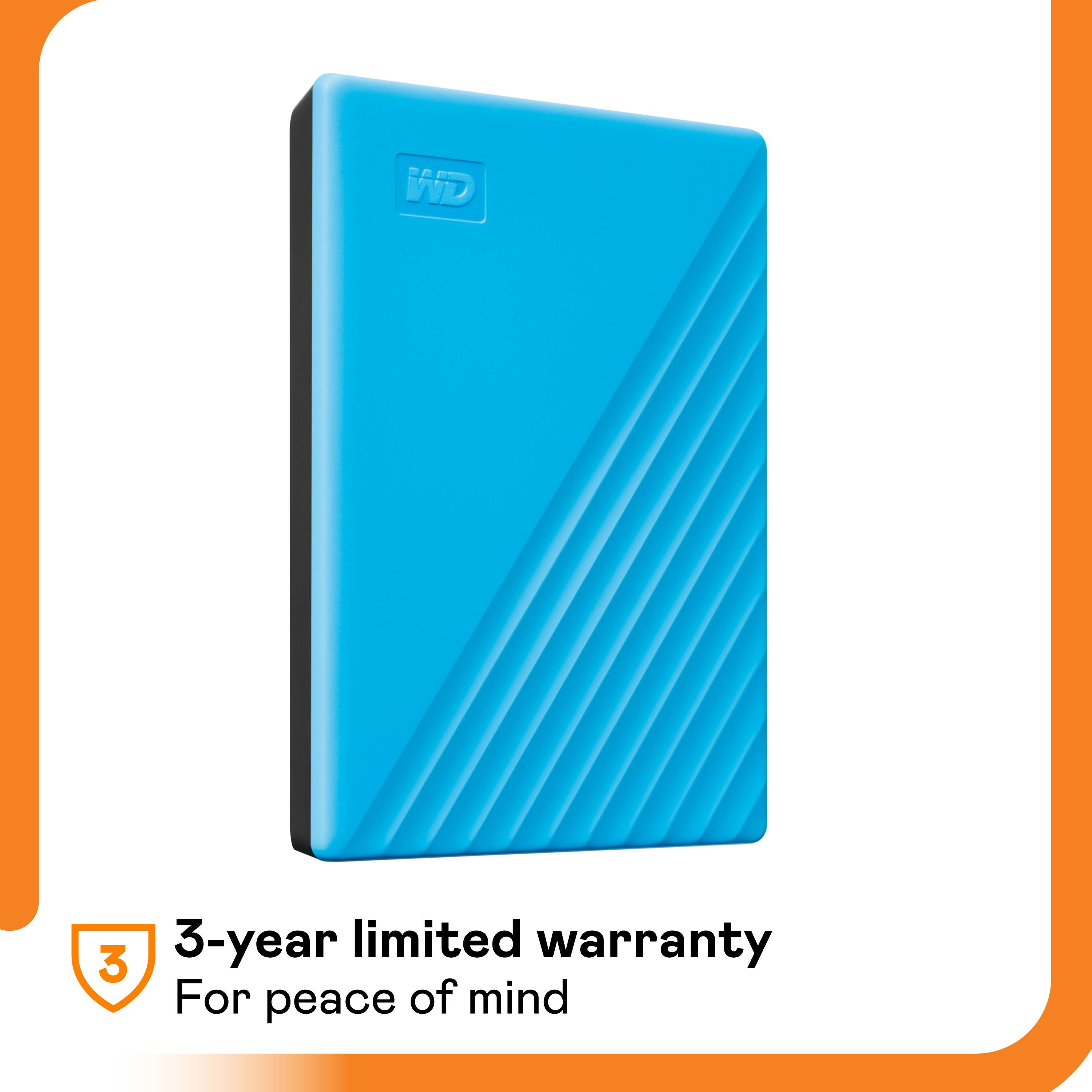 WD 3-year limited warranty for peace of mind.