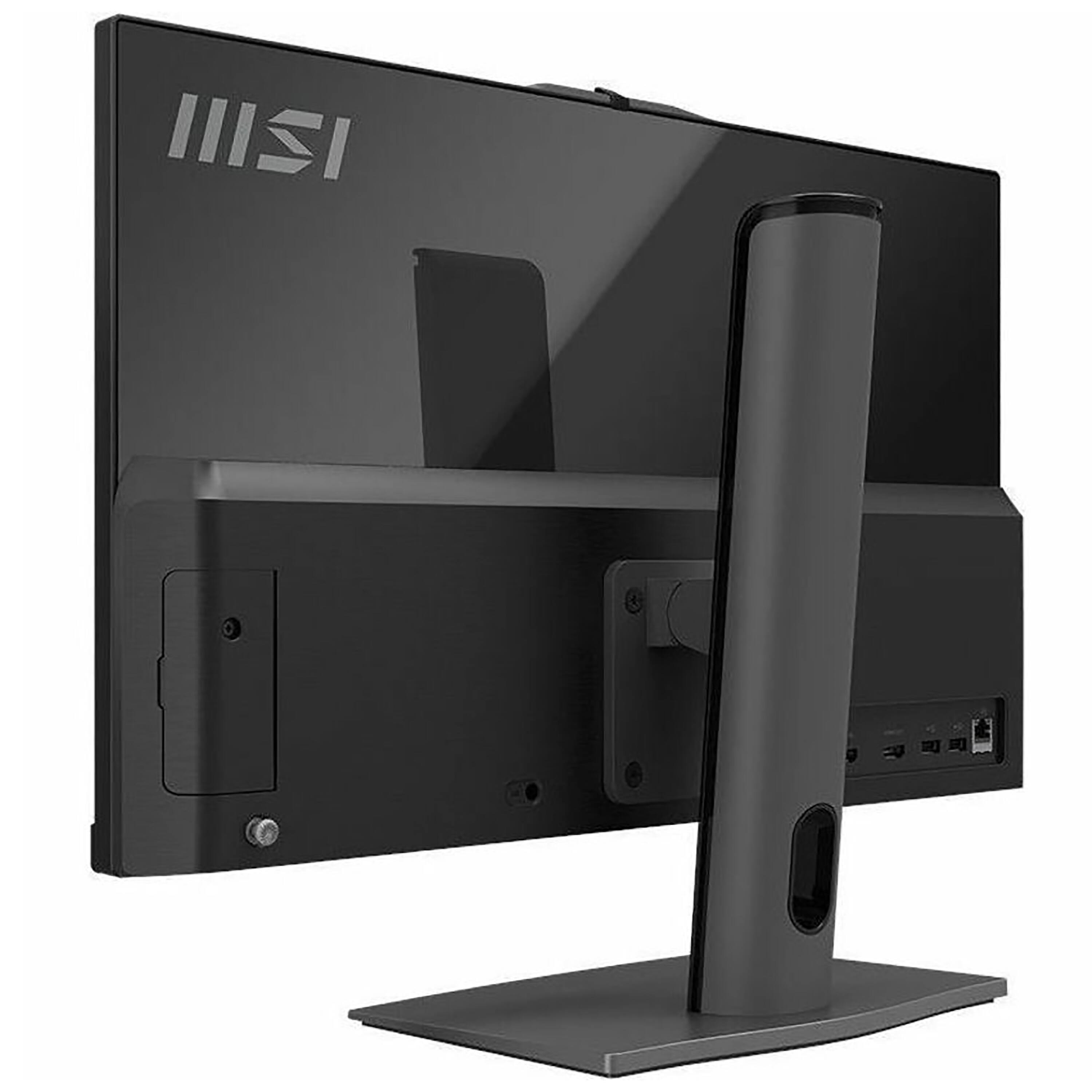 Alt View 3. MSI - Modern AM242TP 23.8" Touchscreen All-in-One - Intel Core 7 150U - 32GB Memory - 1TB SSD - Black.