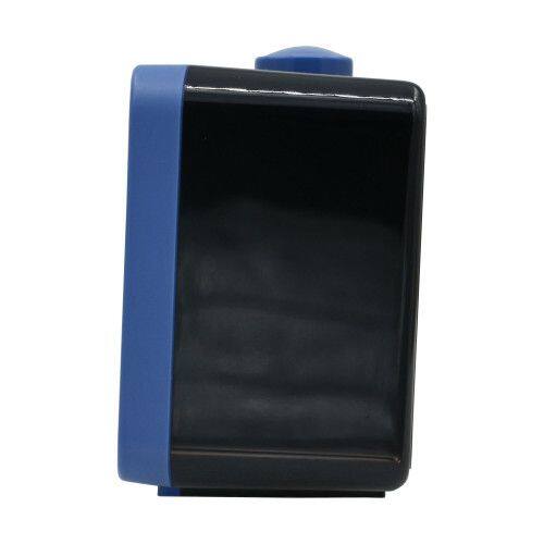 Back. Seiko - Seiko 3.5" Akarui Alarm Clock, Blue - Blue.