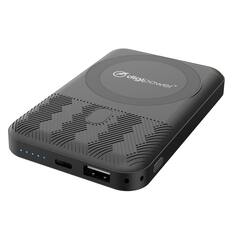 Front. Digipower - Digipower Wpc-pb-ms10 Re-fuel Magsafe-compatible 10,000-mah Power Bank - black.