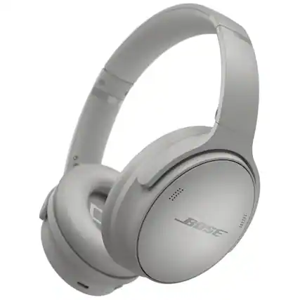 Front. Bose - Bose QuietComfort Wireless Noise Cancelling Over-Ear Headphones MOONLIGHT GREY.