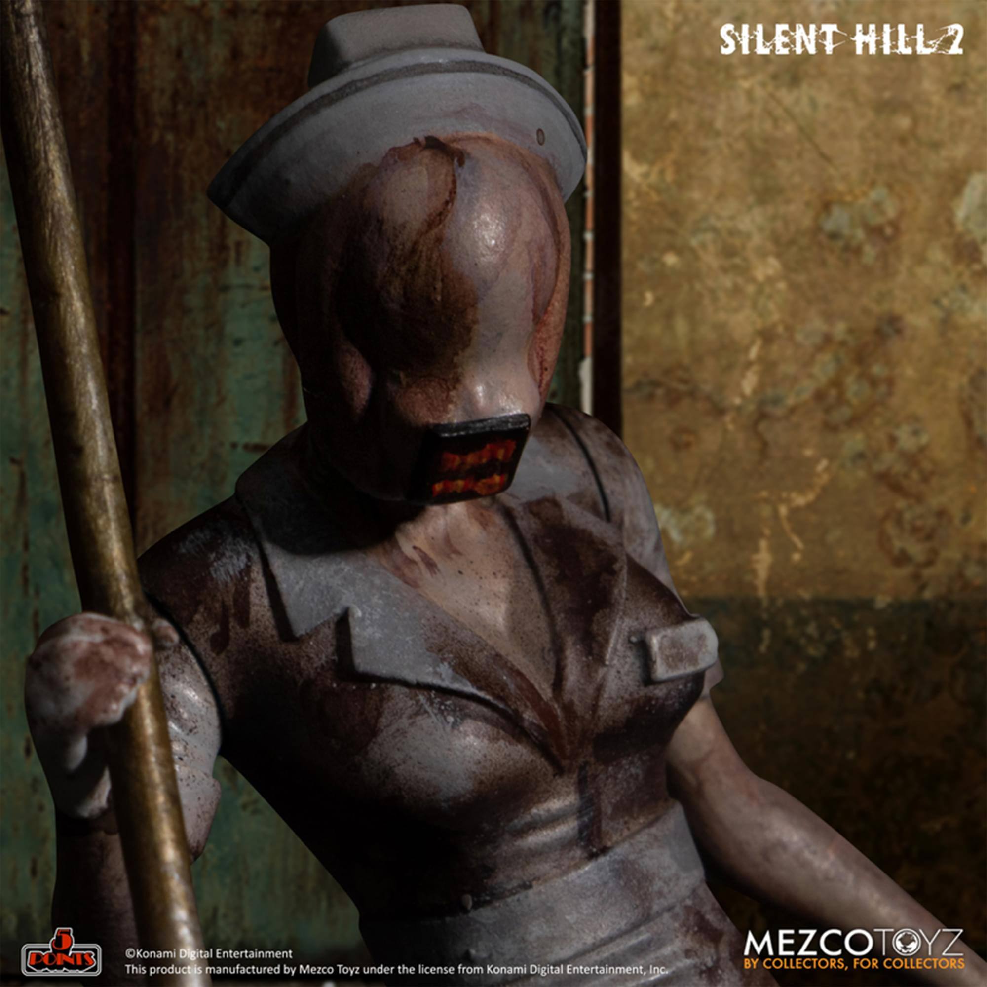 SILENT HILL 2  
20  
Konami Digital Entertainment  
This product is manufactured by Mezco Toyz under the license from Konami Digital Entertainment, Inc.  
MEZCOTOYZ  
BY COLLECTORS, FOR COLLECTORS