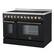 Front. Forno Appliances - Paolo 6.7 Cu. Ft. Freestanding Electric True Convection Range - Black.
