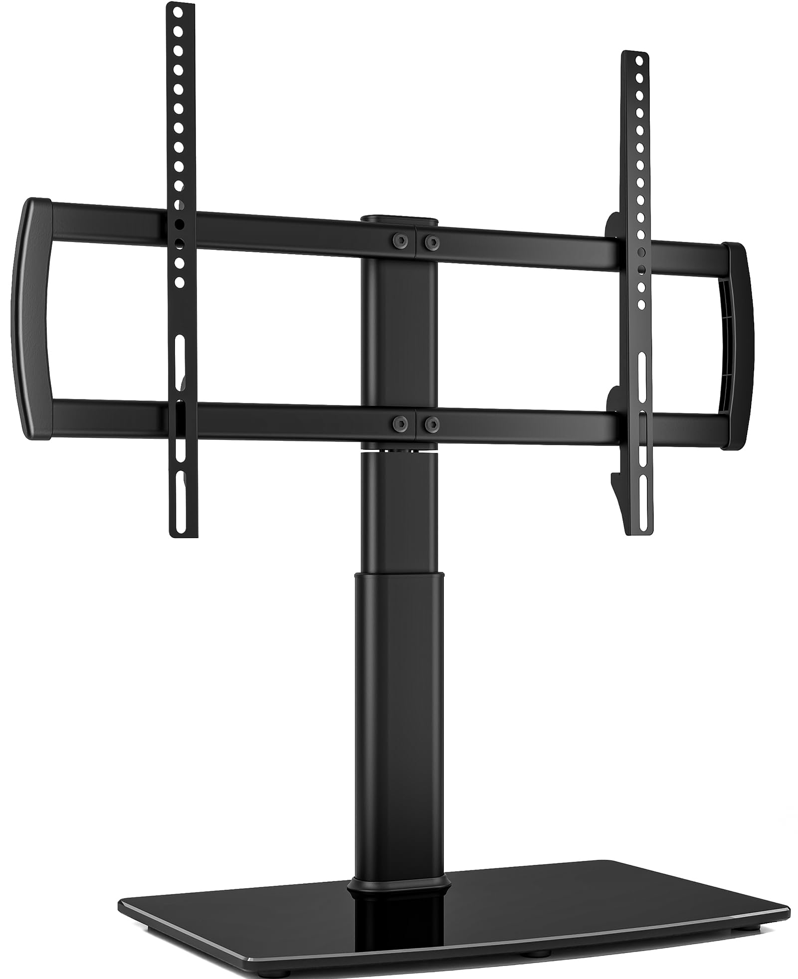 Hanke - Universal Swivel Tv Stand base Table Top Stand 32 To Tvs 80 Degree 4 Level Height Adjustable Heavy Duty Tem - 32"-65" SWIVEL TV STAND