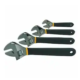 Kitcheniva - Heat Treated Laser Marked Metric Adjustable Wrench Set 12"/10" /8"/6" Inch
