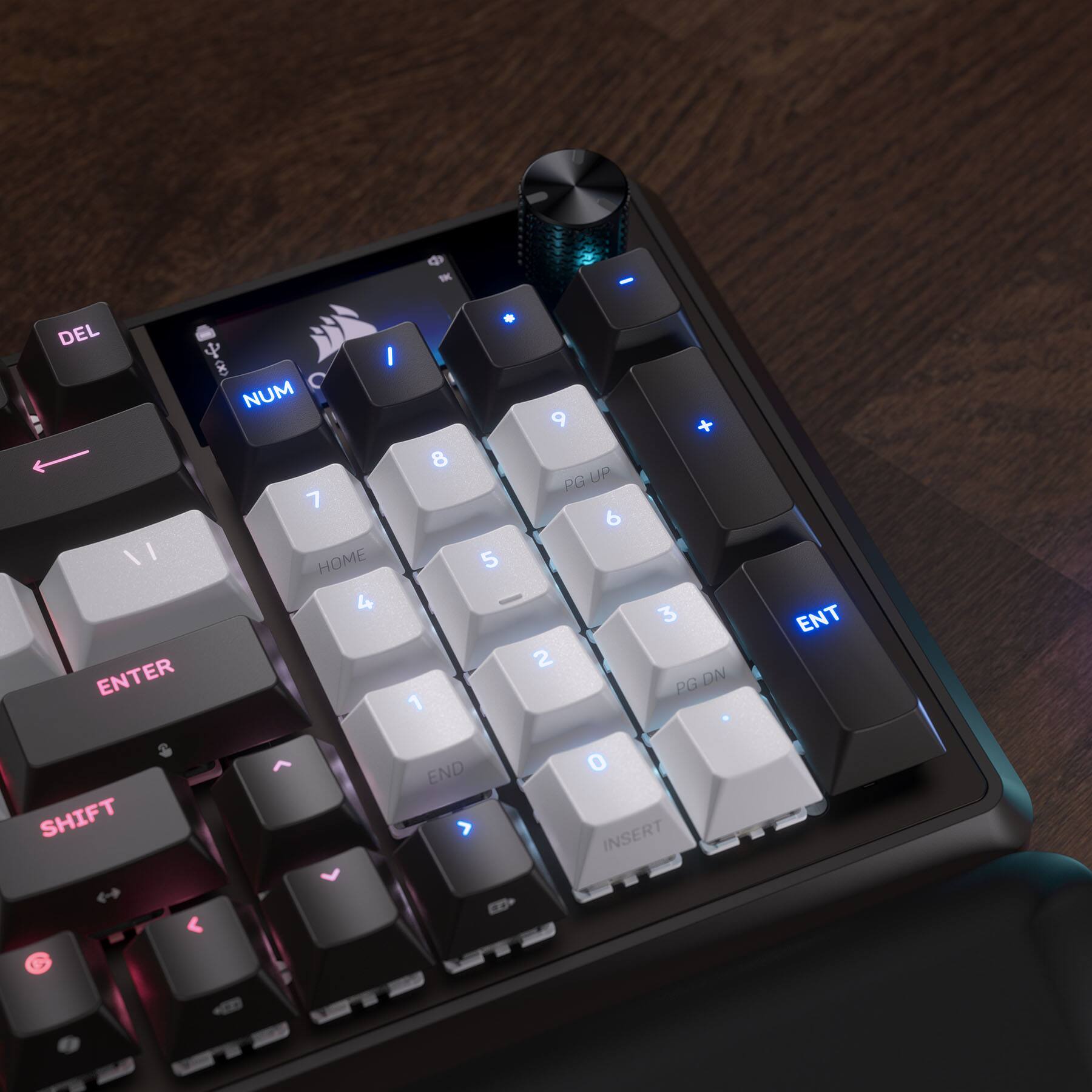 DEL  
NUM  
7 8 9  
4 5 6  
1 2 3  
0  
ENTER  
SHIFT  
HOME 4 ENTER 8 1 5 9 PG UP 6 2 + 3 PG DN ENT SHIFT END > O INSERT