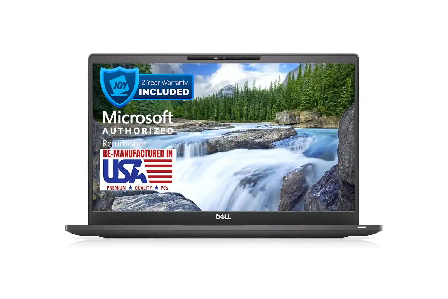 Dell - Refurbished Excellent - Latitude 7400 14" Refurbished Laptop - Intel 8th Gen Core i5 with 16GB Memory - Intel UHD Graphics 620 - 256GB SSD - Black