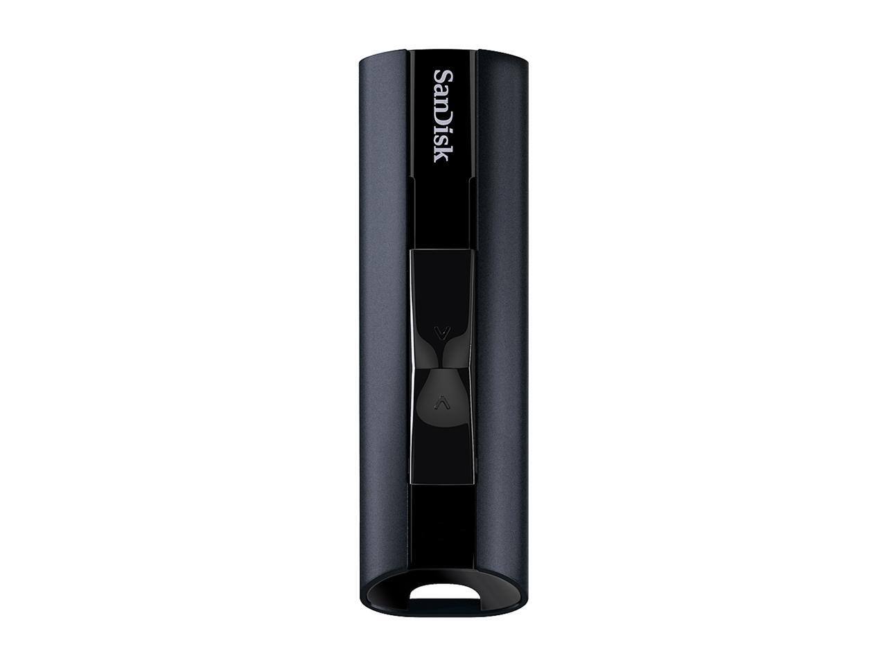 Alt View 3. SanDisk - SanDisk 256GB Extreme Pro USB 3.2 Gen 1 Solid State Flash Drive, Speed Up to 420MB/s (SDCZ880-256G-G46) - Black.
