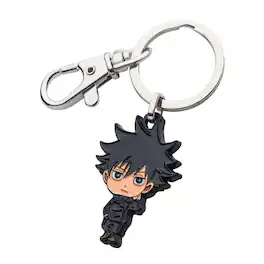 SalesOne LLC - Jujutsu Kaisen Chibi Megumi Fushiguro Enamel Pendant Keychain - Black