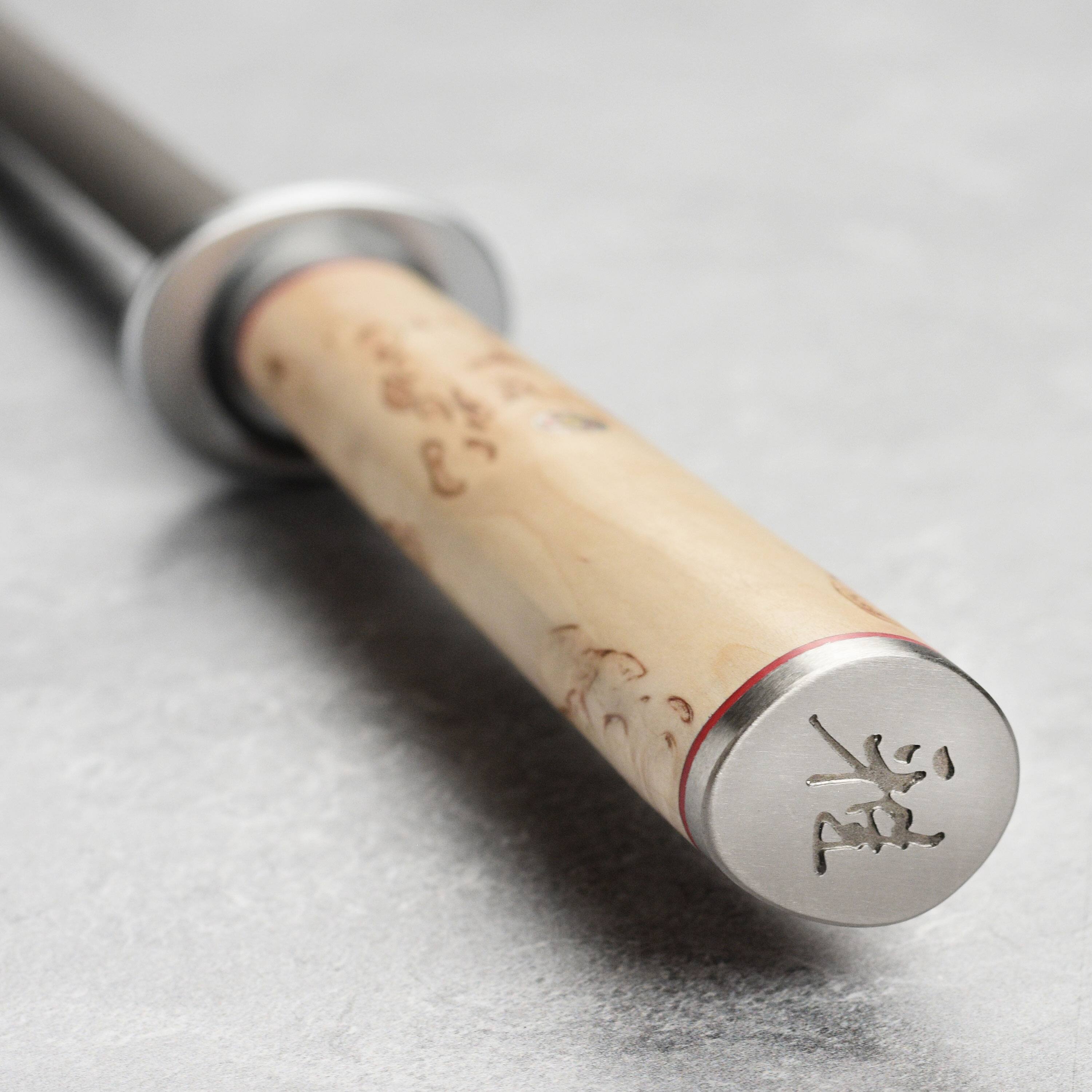 Alt View 1. Miyabi - Miyabi Birchwood 9-inch Sharpening Steel - Stainless Steel.