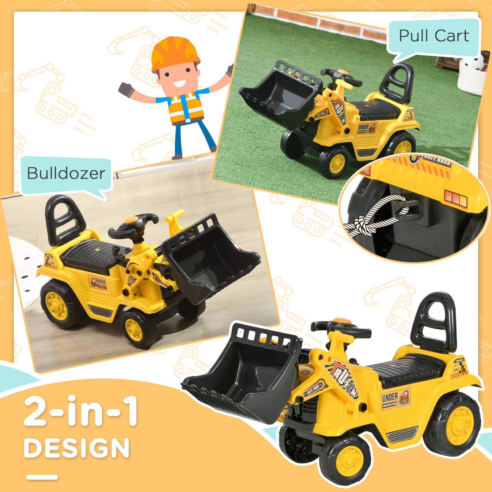 Bulldozer  
Pull Cart  

2-in-1 DESIGN  

UNDER 1