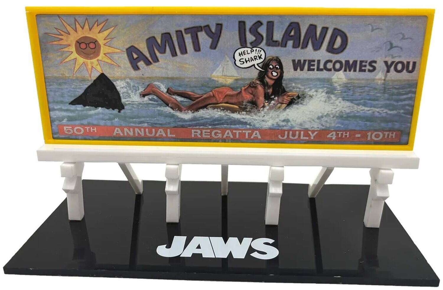 AMITY ISLAND HELP!!! SHARK WELCOMES YOU 50TH ANNUAL REGATTA JULY 4TH - 10TH - JAWS