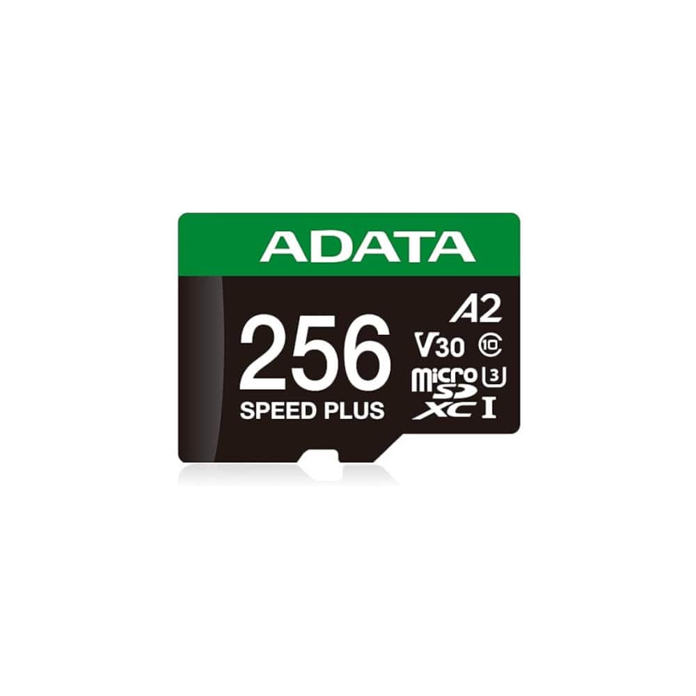 ADATA Speed Plus 256GB microSDXC Card with Adapter Fast Read Up to