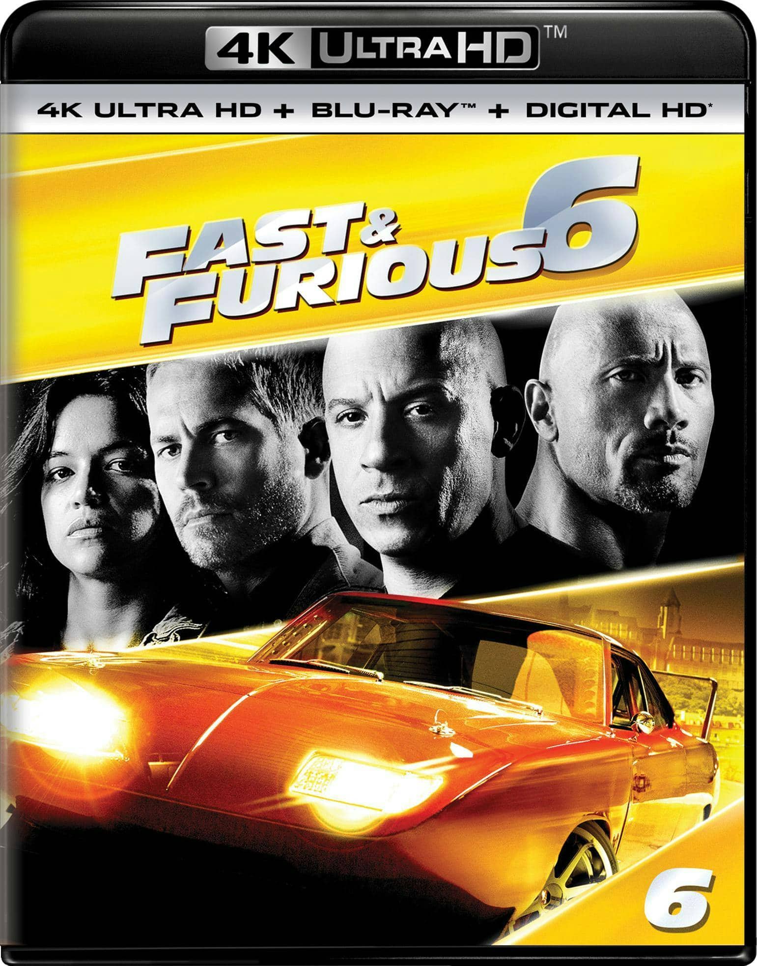 Front. Fast & Furious 6   - 4K Blu-Ray.