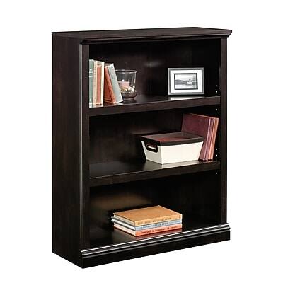 Alt View 2. Sauder - Sauder Select 44"H 3-Shelf Bookcase, Estate Black (420175) - Black.