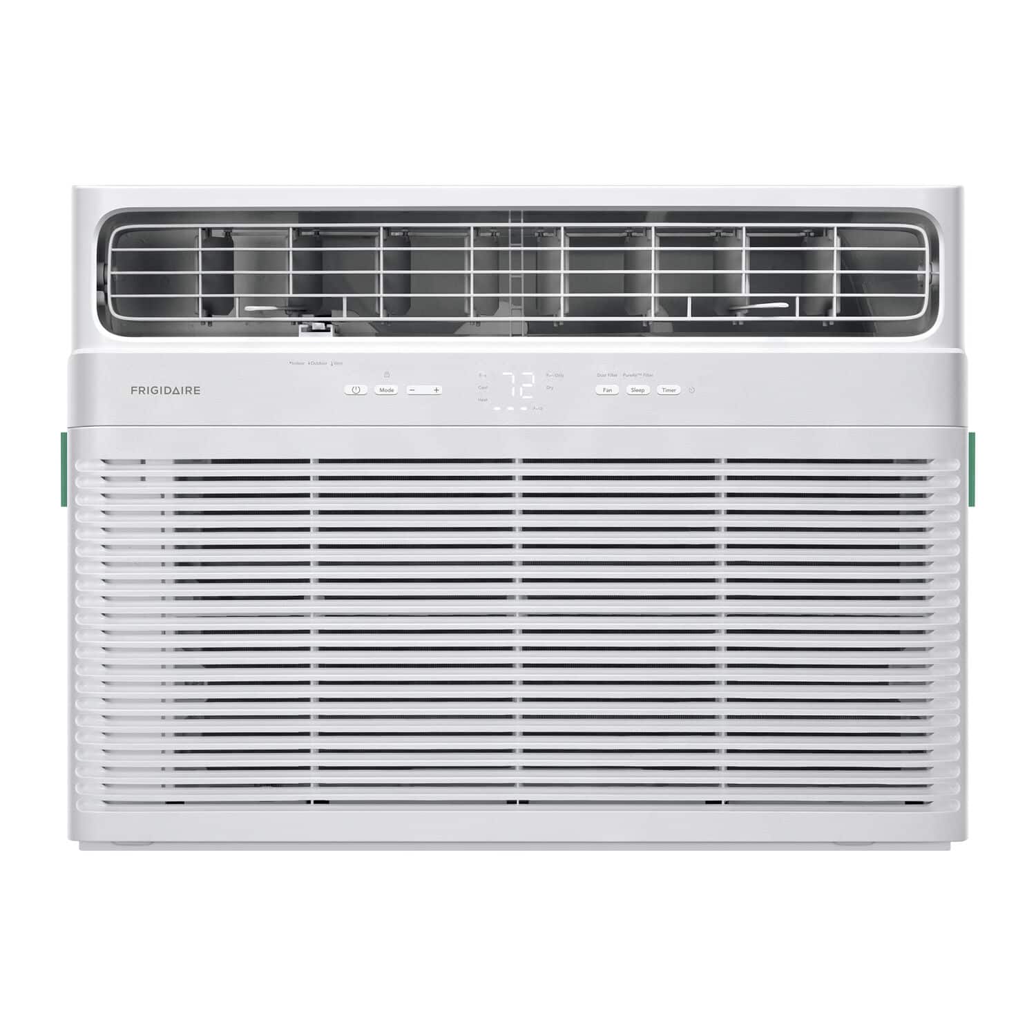 Front. Frigidaire - Frigidaire 115V 23,000 BTU 1,600 Sq. Ft. Smart Window Air Conditioner with 16,000 BTU Supplemental Heat Function - White.