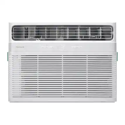 Front. Frigidaire - Frigidaire 115V 23,000 BTU 1,600 Sq. Ft. Smart Window Air Conditioner with 16,000 BTU Supplemental Heat Function - White.