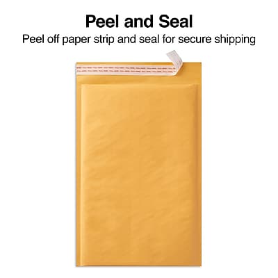 Peel and Seal

Peel off paper strip and seal for secure shipping