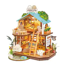 3D Puzzle - DIY 3D House Puzzle - Puppy's Cozy Villa 230 pieces
