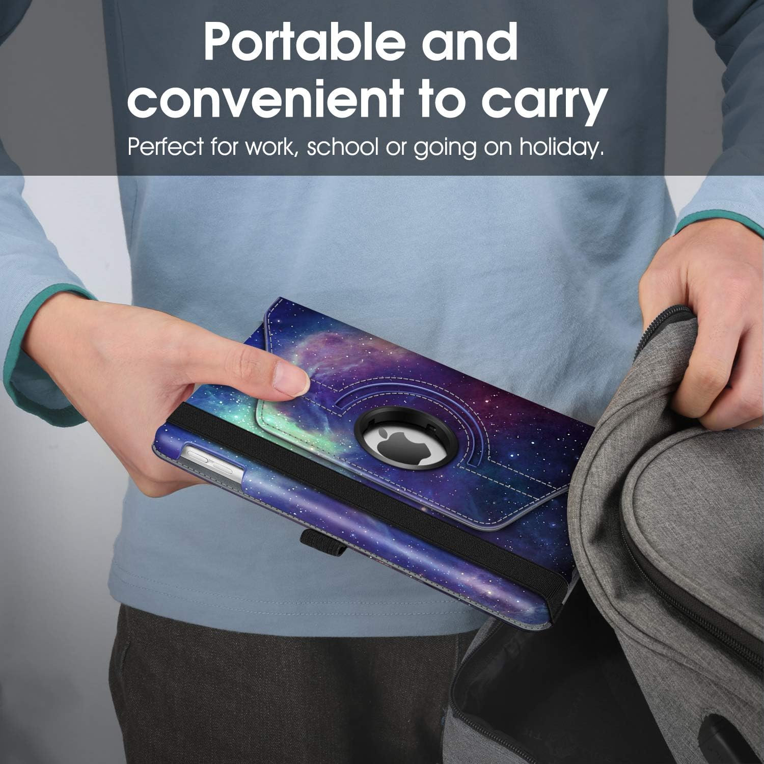 Portable and convenient to carry  
Perfect for work, school or going on holiday.
