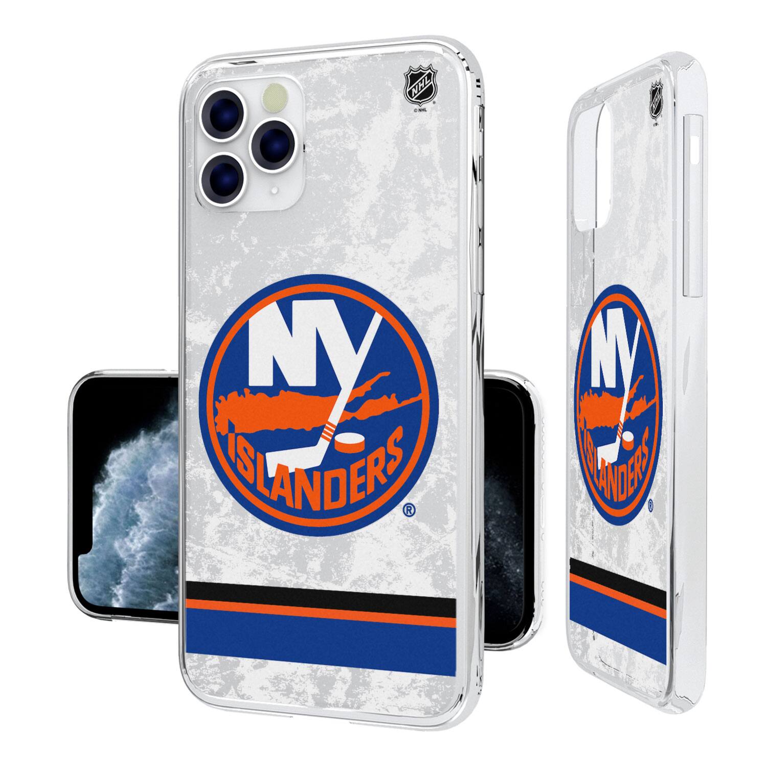 Keyscaper - NHL - New York Islanders iPhone Stripe Clear Ice Case - 13 mini - Multicolor price history on PriceWatchPro