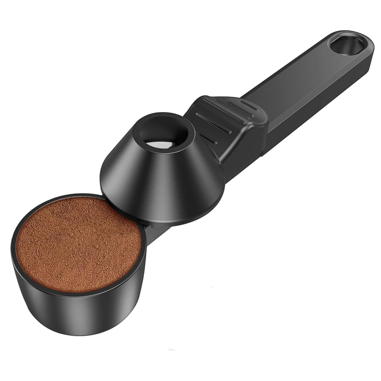 Giantpower - Coffee Scoop & Funnel for Reusable K Cup Refillable Coffee Pods - 2 Tablespoon - Black