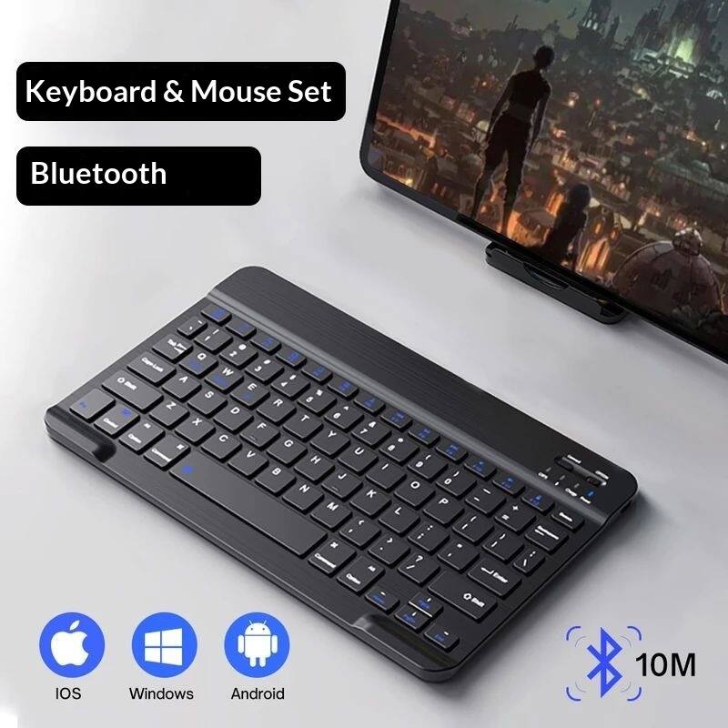 Keyboard & Mouse Set  
Bluetooth  
IOS Windows Android  
10M