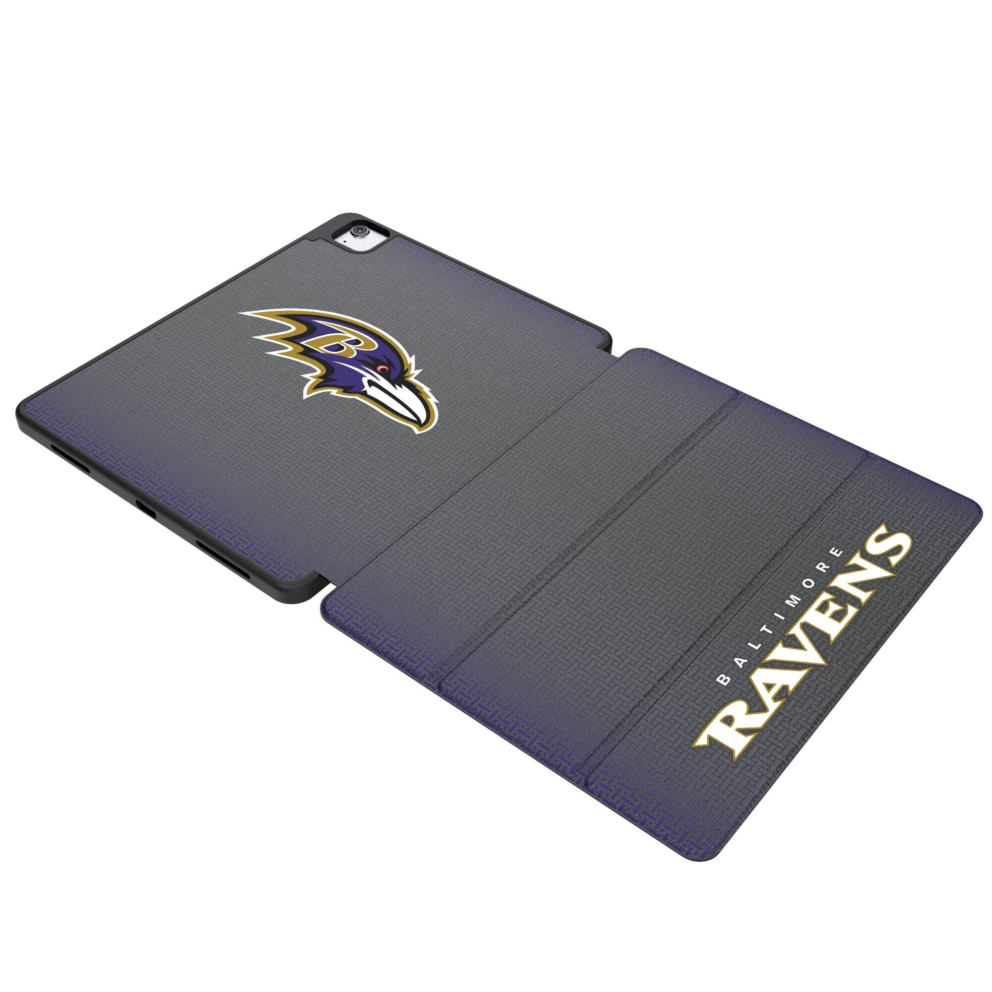 Front. Keyscaper - Baltimore Ravens iPad Case - 13in Air M2 - Black.
