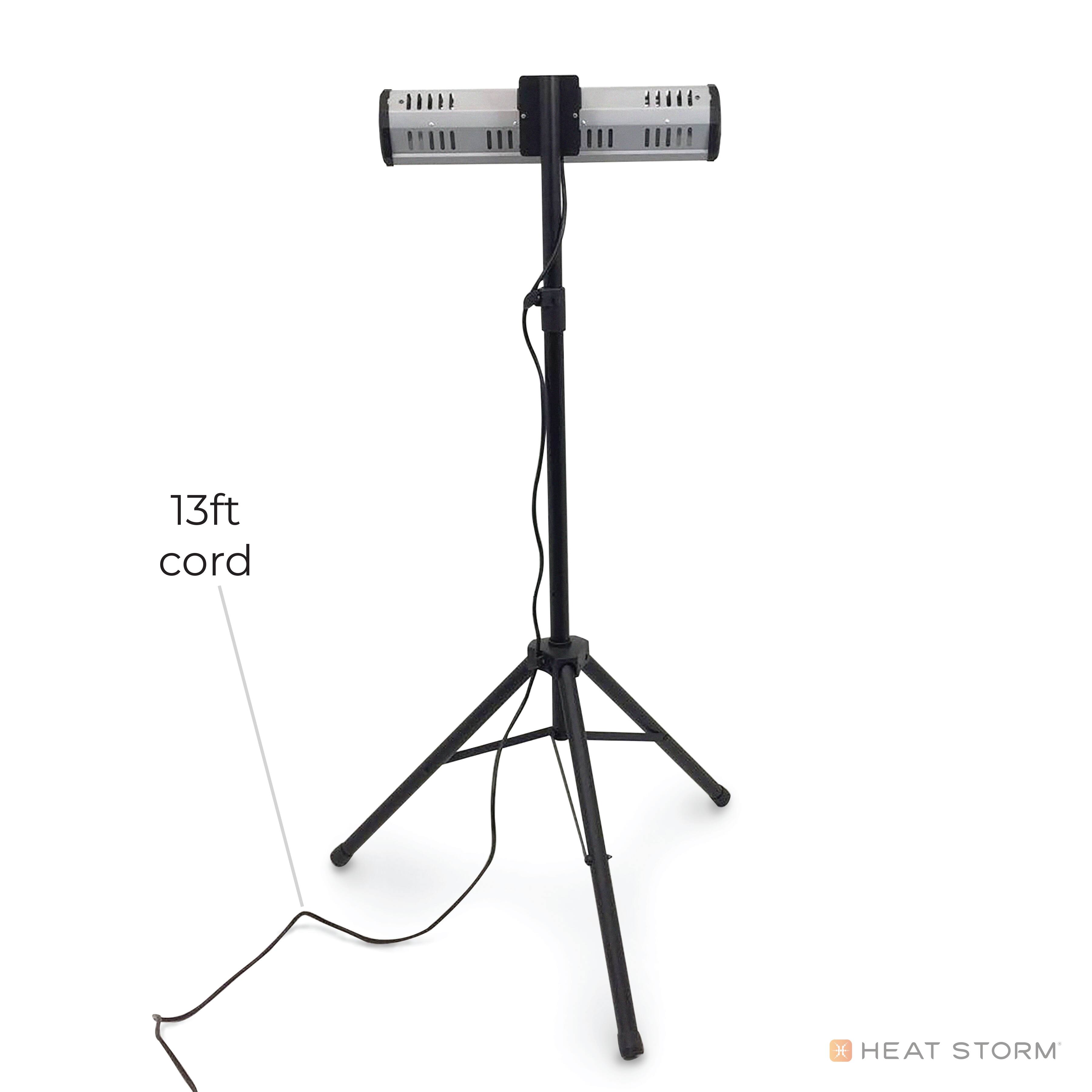 Alt View 12. Heat Storm - Infrared Heater and Tripod combo - SILVER.
