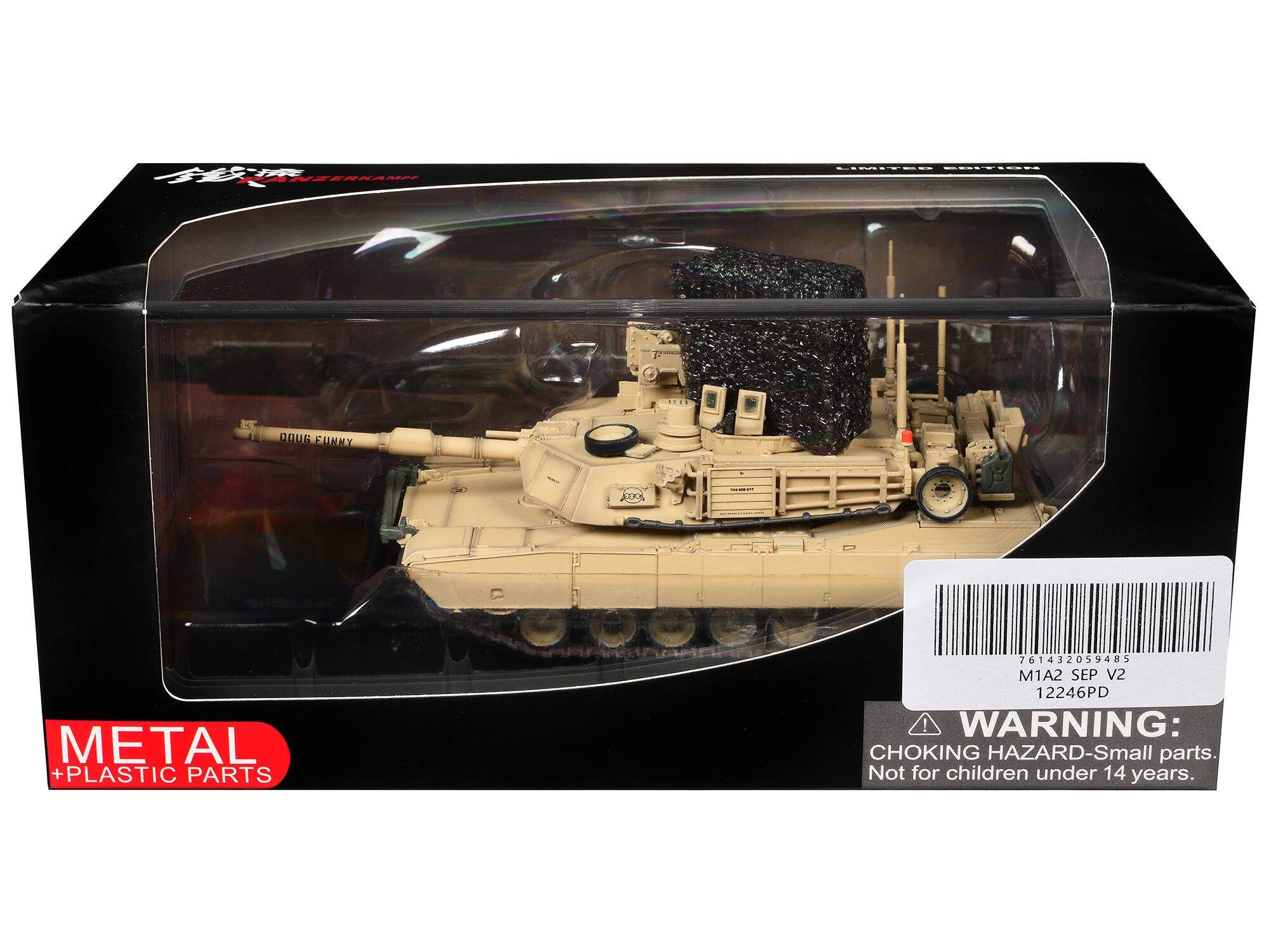 SMANNSSKA . 00u6 FUMMY UKS CPD METAL + PLASTIC PARTS 761432059485 M1A2 SEP V2 12246PD ! WARNING: CHOKING HAZARD-Small parts. Not for children under 14 years.