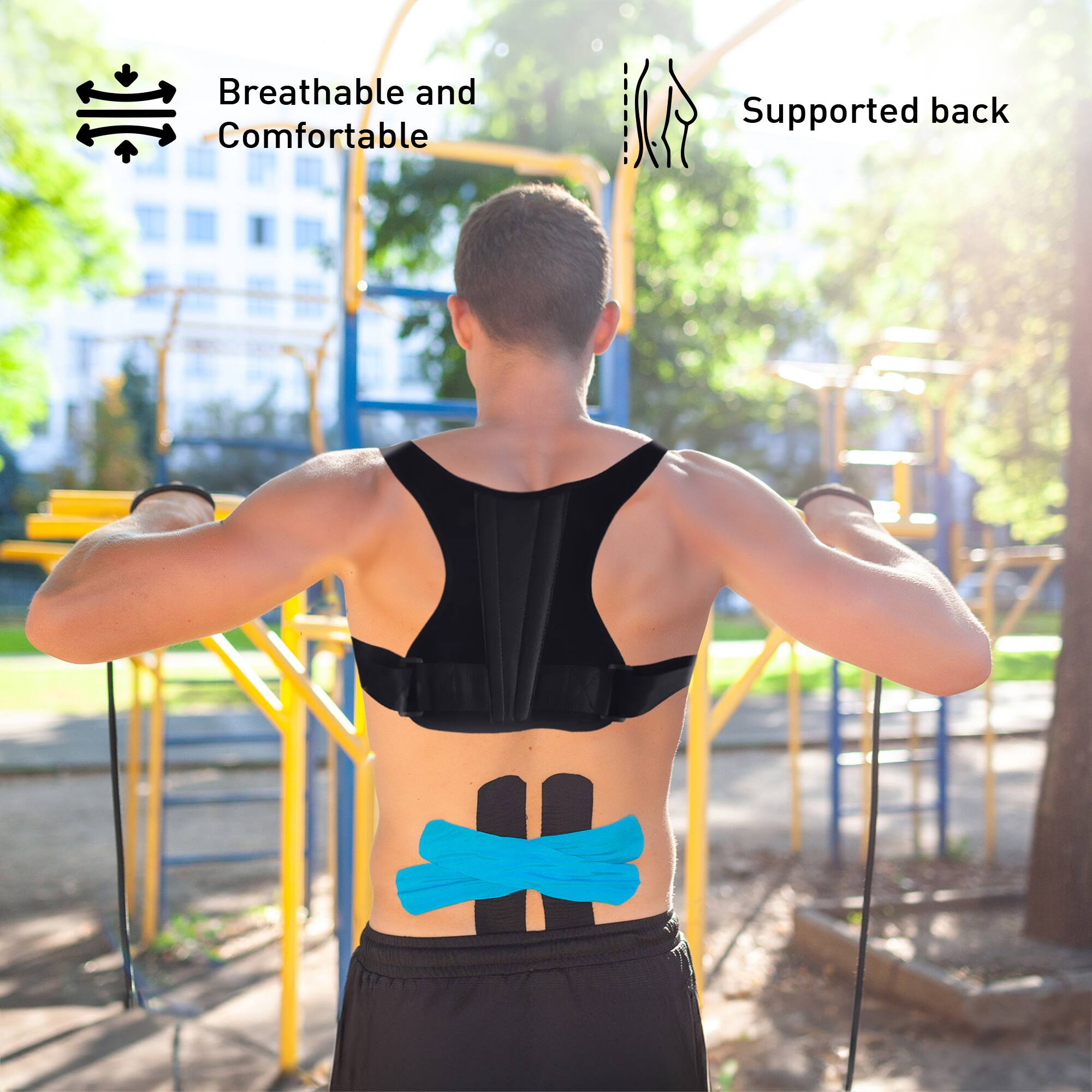 Breathable and Comfortable

Supported back