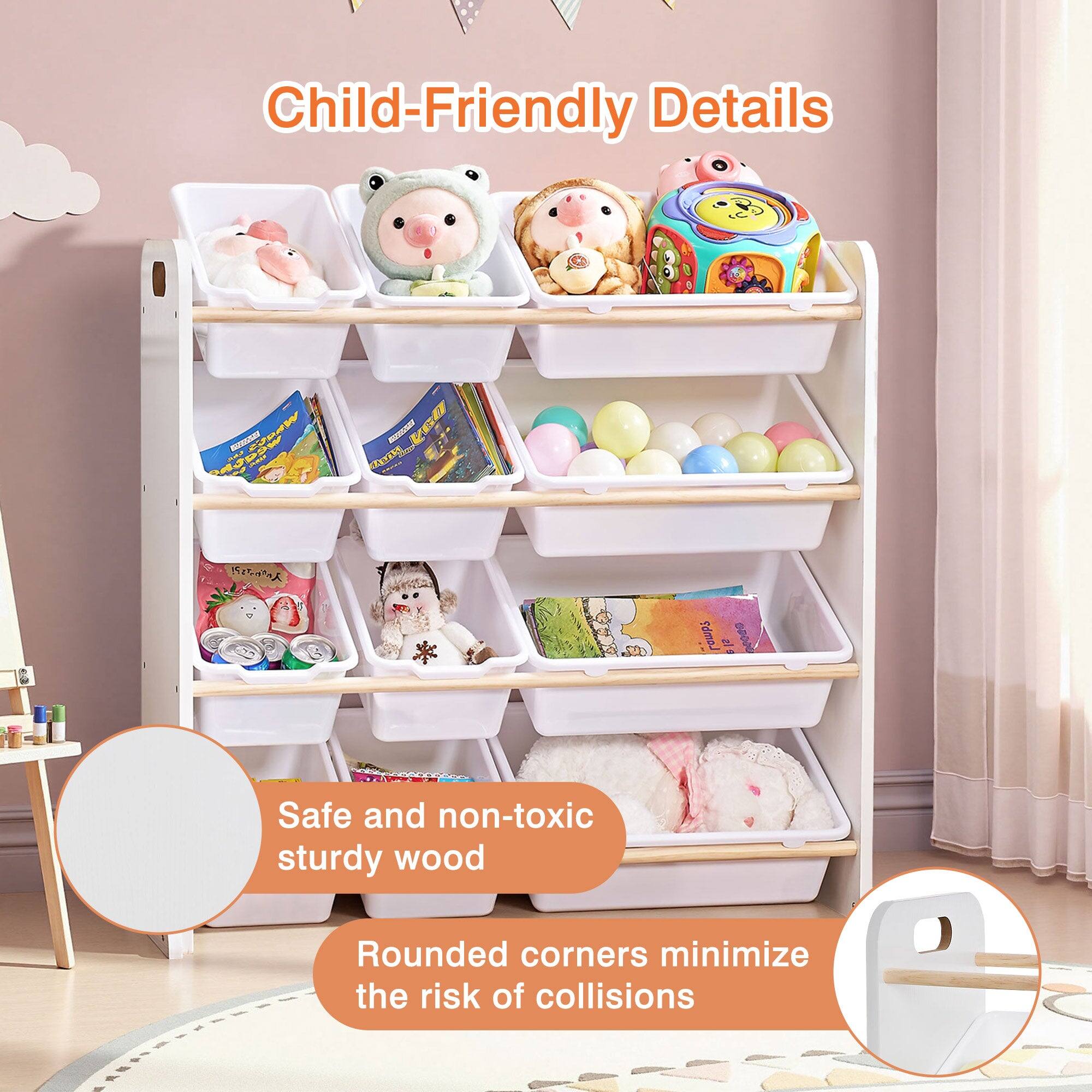 Child-Friendly Details

- Safe and non-toxic sturdy wood
- Rounded corners minimize the risk of collisions