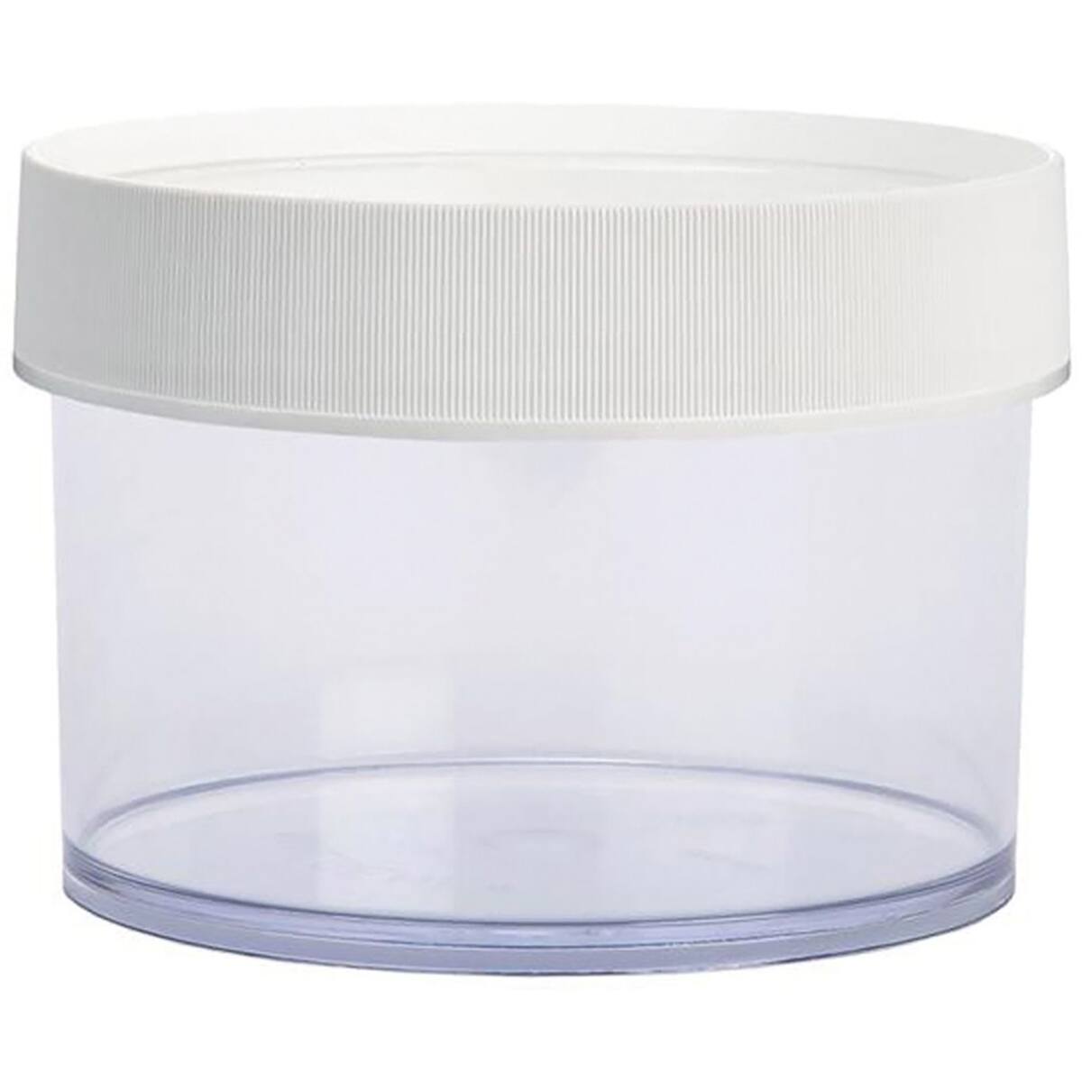 Front. Nalgene - Nalgene Polypropylene Wide Mouth Storage Jar - 16 oz. - Clear - Clear.