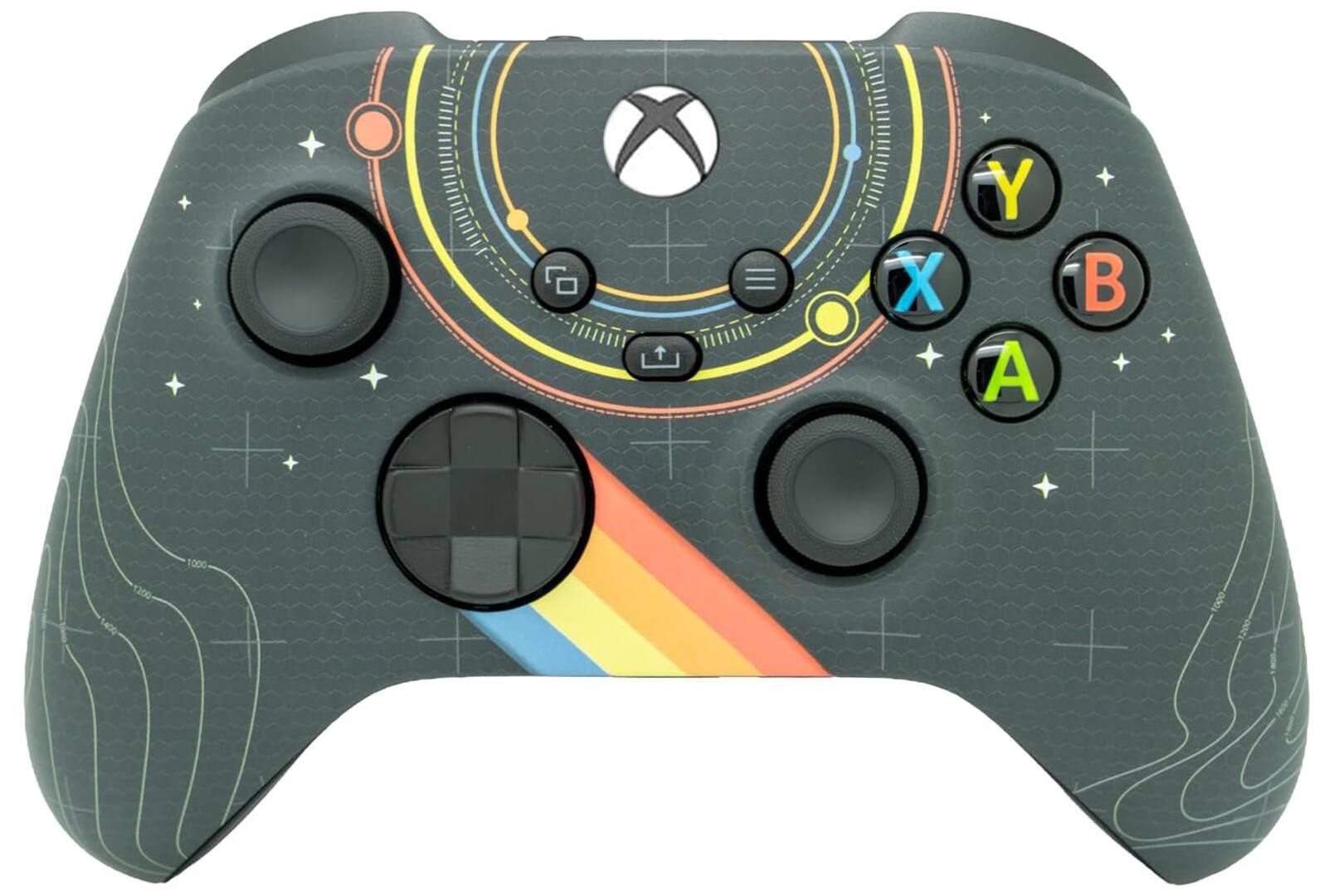 ProControllers - Wireless Xbox Custom Controller – Compatible with Xbox One, Xbox Series X, Xbox Series S & PC - Star Exploration - Multi