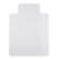 Front. Staples - Carpet Chair Mat with Lip, 36" x 48'', Medium-Pile - Clear.
