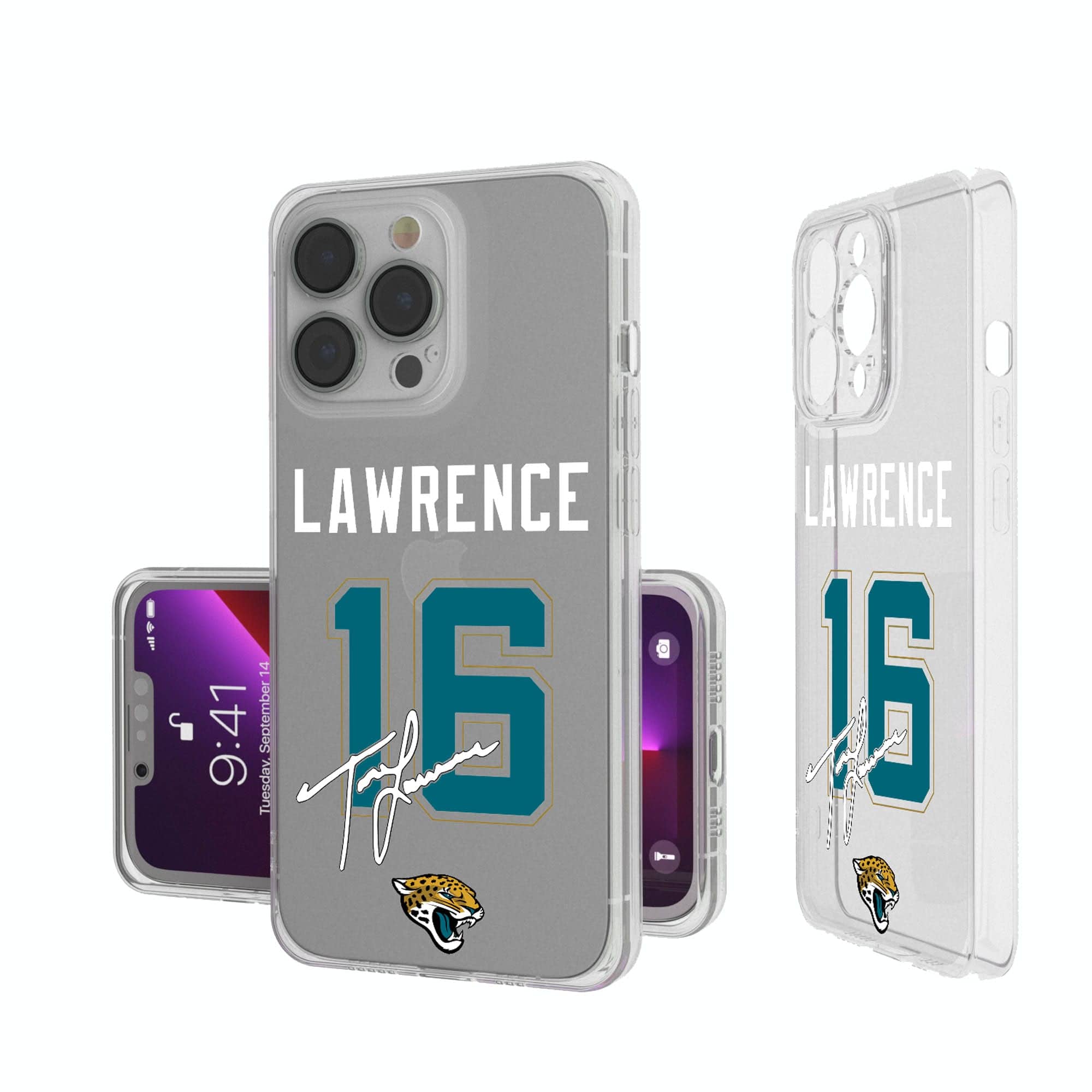 Keyscaper - Trevor Lawrence iPhone Clear Case - 13 Pro Max - Multicolor